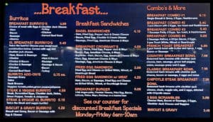 menu graphic